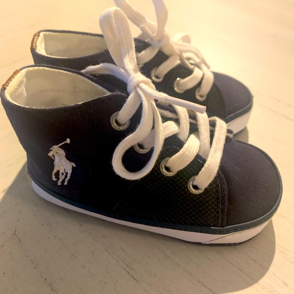 Polo by Ralph Lauren Navy Baby Shoes